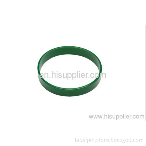 Stock Green Color Silicone Wristband